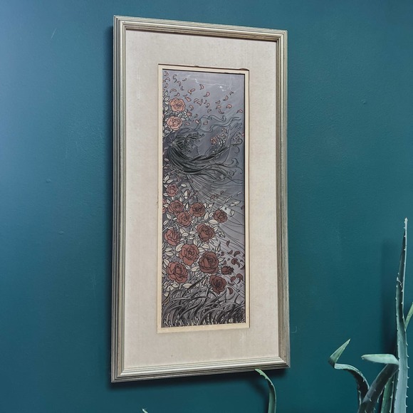 Spirit of the Wind Etching, Art Nouveau, Jean-Francois Bonotte - Picture 2 of 9